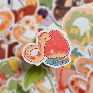 Cute snake stickers, snake, reptile, waterproof sticker