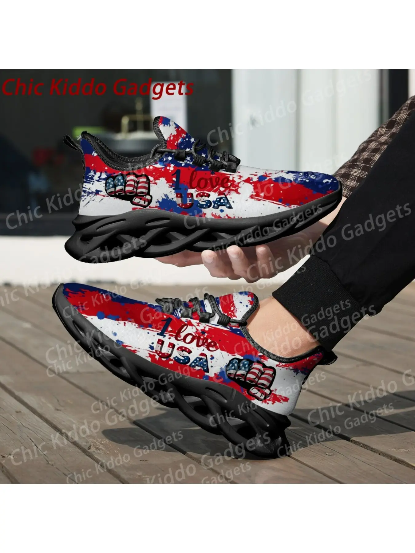 American 250 Independence Day Exclusive American Flag Couple Casual Sneakers PatrioticPrint Unique men woman Shoes Fashionable Daily Playwear for Mesh Lace-Up Low Footwear Sneakers Shoes, Lace up trainers