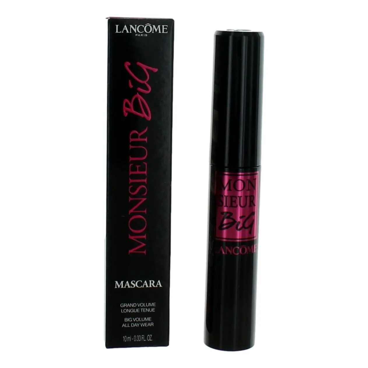 Lancôme Monsieur Big Volumizing Mascara for High-Volume Lashes, For Daily Wear, Shade 01 Black, 0.33 oz, Scent, Fragrance