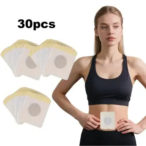 30pcs Invisible Abdominal Patches, Heat Pad, Sports, Commuting, Outdoor Walking, Fitness, Unisex Design, Comfortable & Durable