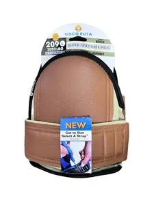CocoRuta SuperSoft Leatherhead Kneepads Large Size Bagged in Pairs for Comfortable Protection