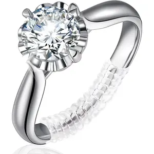 Ring Sizers for Loose Rings - 12 Pack, 4 Sizes Ring Resizer, Invisible Guards Design for Women & Men, Spacers and Tighteners, Fits Bands Up to 6mm, Reduces Size by 0.5-1.5, by