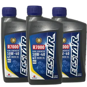 Suzuki Ecstar 10W40 R7000 SemiSynthetic Motor Oil 3 QUART 990A0-01E30-01Q 3 PACK