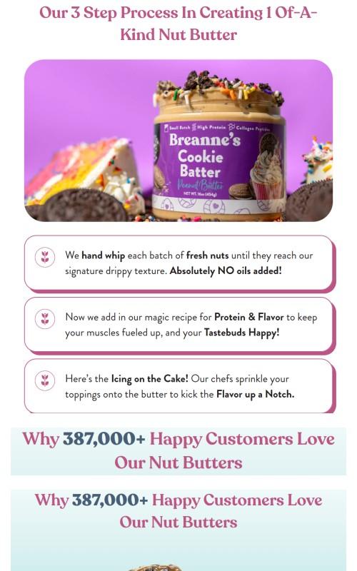 Breanne's Blend Cookie Batter Peanut Butter