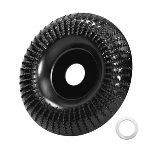 1pack  Carving Disc Set for 4.5 Inch Angle  with 5/8 Arbor - Grinding Wheel Shaping Disc for   and Shaping - Woodworking Attachment (1)