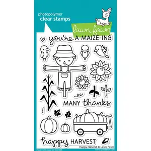 Lawn Fawn - Clear Stamps - Happy Harvest