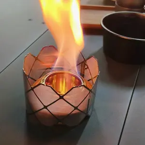 Lightweight Windshield Stainless Steel Portable Alcohol Stove Rack Camping Stove Windshield for Camping Hiking Backpacking