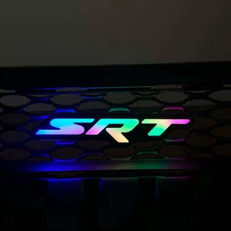 SRT Illuminated Grille Emblem (RGB Flow Series) - Bluetooth App Controlled