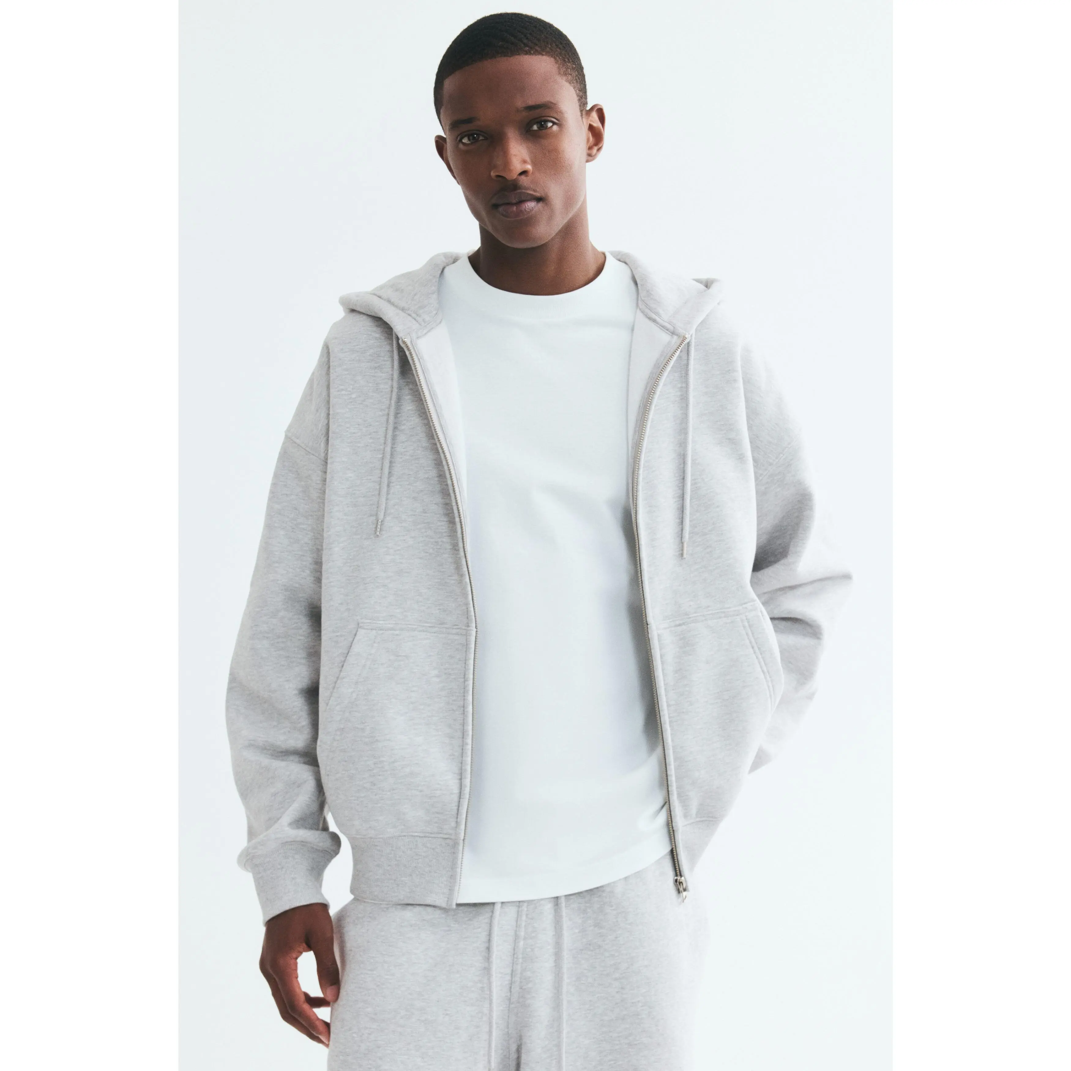 H&M Oversized Fit Zip-through hoodie