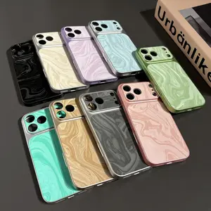 Water ripple phone case compatible with iPhone 17 Pro Max, 16 Pro, 15 Plus, 14, 13, 12 Air. Shockproof and durable protective cover with stylish design and perfect fit.