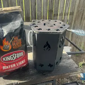 Jumbo charcoal chimney grill AKA the beast