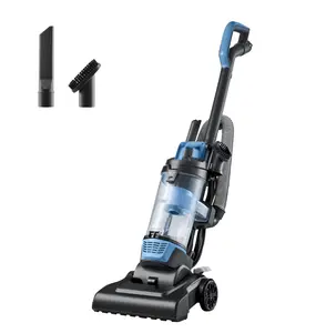 Mainstays Lightweight Bagless Upright Vacuum Cleaner with Brush and Crevice Tool | Powerful Home Vacuum for Carpet, Hardwood Floors, Pet Hair, Dust Removal and Everyday Cleaning