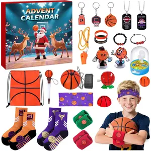 Advent Calendar 2025 Sport for Teen Boys Girls Teenagers Basketball Christmas Countdown Gifts Accessories and Decorations Stocking Stuffers (Basketball)