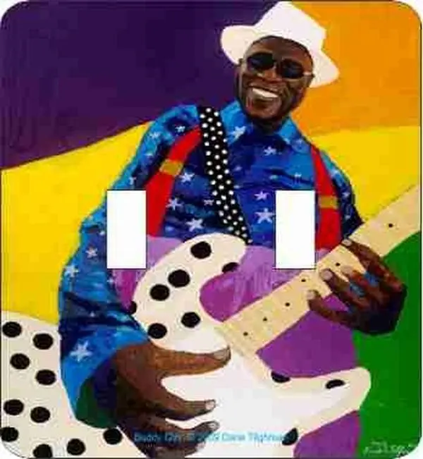 Buddy Guy Double Switch Plate (African American Double Switch Plate)