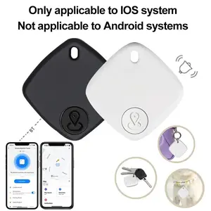 Air tracker tag Bluetooth luggage tracker, smart item locator for Apple Find My (iOS only), backpack, suitcase, wallet bag waterproof, replaceable battery key finder, available in white/black, Tracking, Waterproof Design