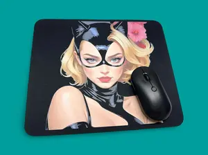 Catwoman Mouse Pad 9.84 x 11.81 In
