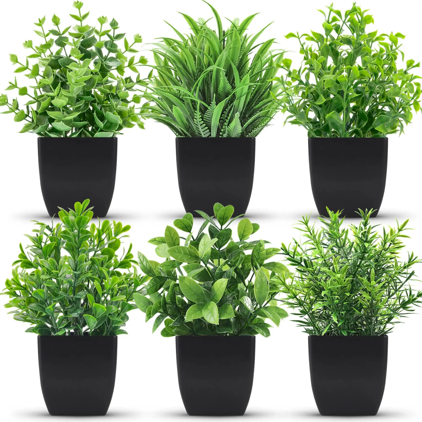 Artificial Potted Plant for Mean Girls Decorations, 6 Counts False Fruit Plants Ornaments, Artificial Plant Set, Faux Potted Plant, Fake Plastic Plants, Indoor Plants, Fake Plant Decoration, Decorative Plant for Home & Office Decor, Summer Gifts
