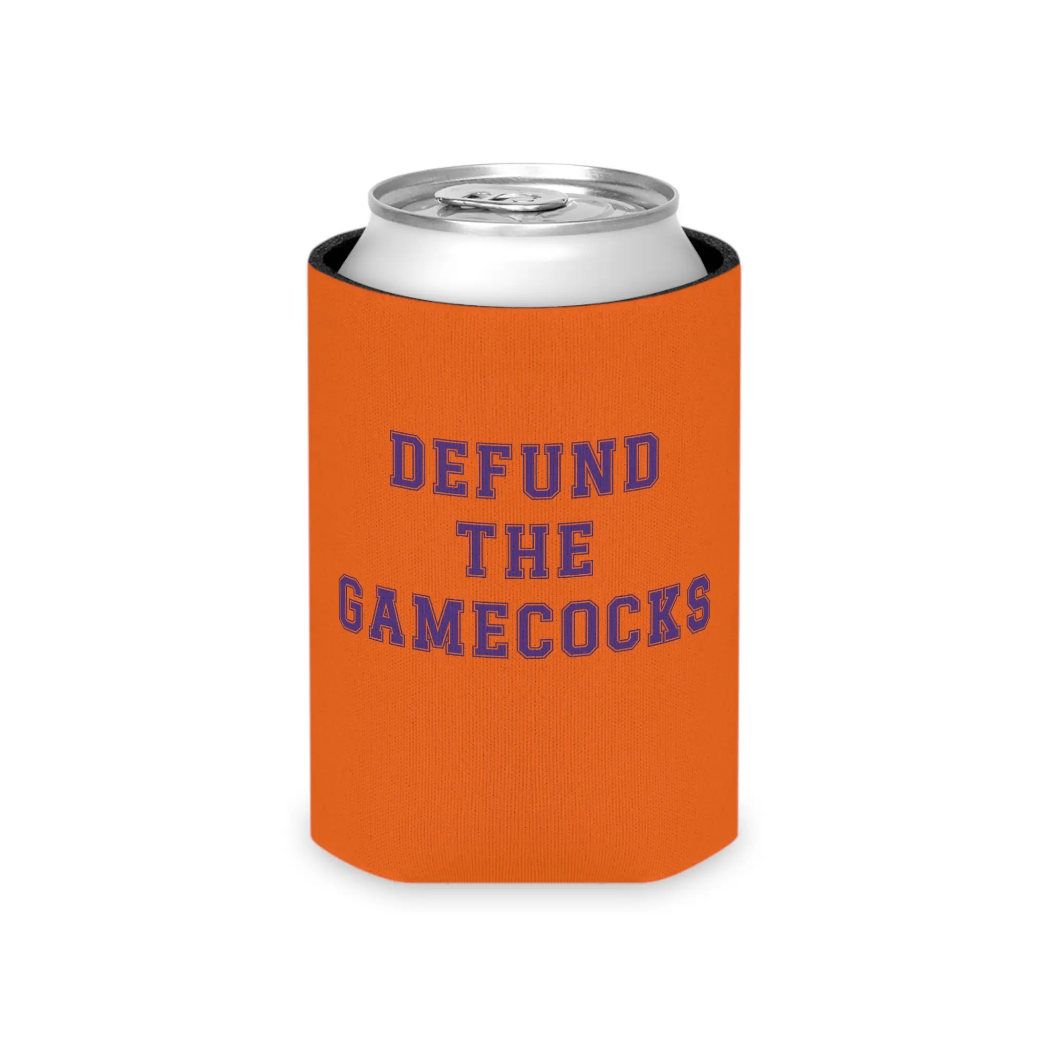 Clemson Tigers Defund The Gamecocks Can Cooler | Palmetto Bowl Tailgate Koozie