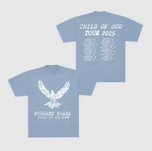 Forrest Frank Child of God Tour 2025 Tee, Christian Concert Graphic Shirt, forrest frank merch, forest frank shirt, christian crewneck,  Mens Womenswear Top Cotton Fit
