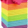 24 Pack Microfiber Cleaning Cloth, Highly Absorbent Cleaning Rags, Reusable Lint Free Cloths Microfiber Rag for House, Kitchen, Car Care, 12x11 inch