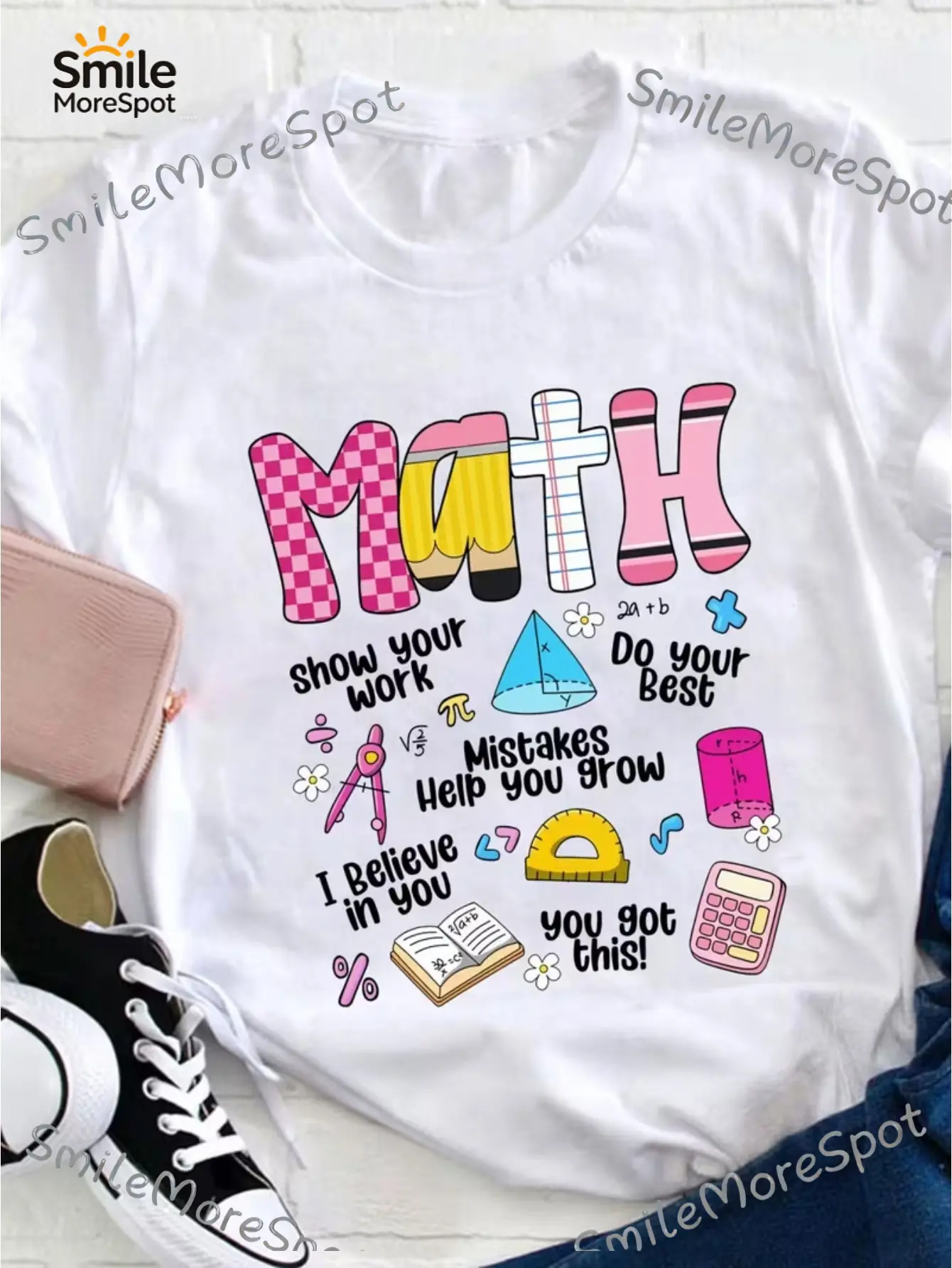 Math Educator, The Mathematics Isn'T Adding Up, Re unisex soft cotton short sleeve t shirt, vintage graphic casual tee for men women teens, perfect birthday holiday gift for camping travel gym daily street  wear