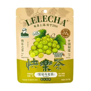 LELECHA Grape Oolong Tea Bags - 7 Packs (21g) - Cold & Hot Brew - Fruity & Refreshing - Perfect for Hydration & Relaxation