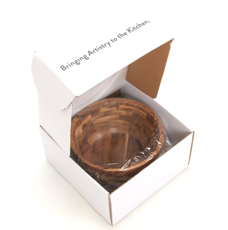 Premium Thick Acacia Wood Salad And Serving Bowl