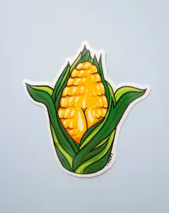 Corn Vinyl Sticker