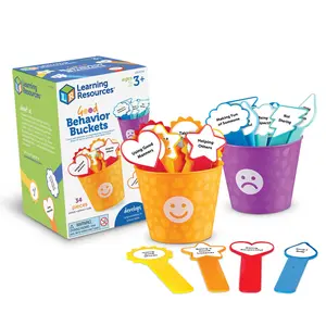 Learning Resources Good Behavior Buckets - Montessori Toys, Calm Down Corner Supplies, Social Emotional Learning Skills Games, Behavior Management Classroom Tools