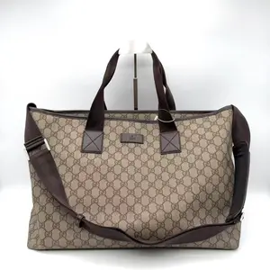 Pre-owned GUCCI RL GG Supreme large travel tote bag 20822283