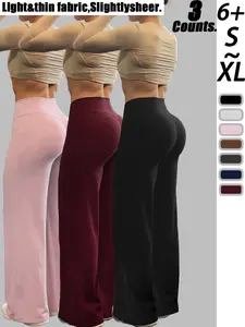 Women's Straight Leg Sporty Tight Pants, High Waist Design, Slimming Effect, Ideal for Gym, Running, Fitness, Comfortable Fashion Workout Wear, Running Trousers, High Elastic Activewear