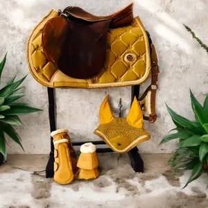 Royal Equestrian Jump Saddle Pad Crystal Champagne