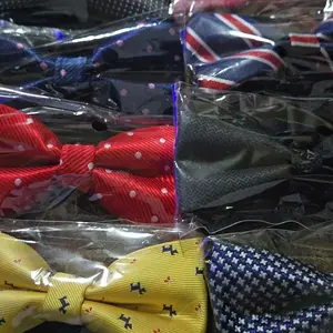 8 PCS Adjustable Pre-tied Men's Bow Ties Bow-ties for Men Boys Wedding Gifts