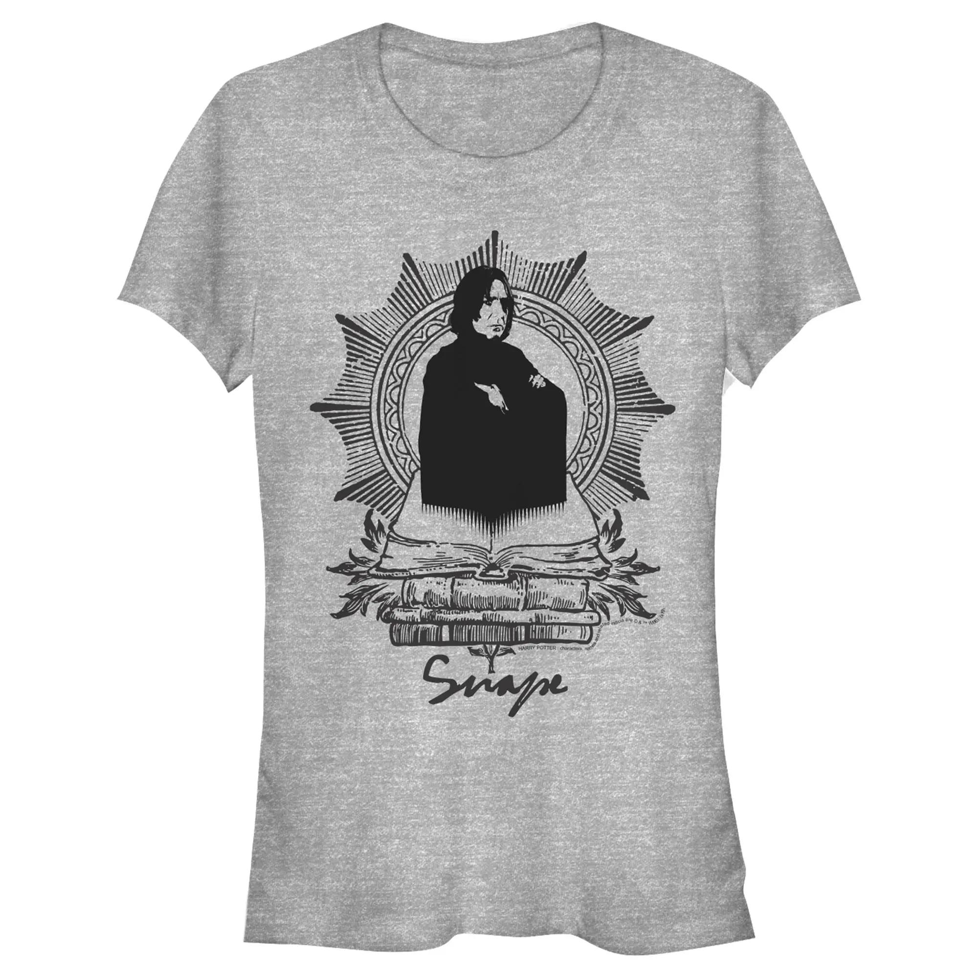 Juniors Womens Harry Potter Professor Snape Frame T-Shirt