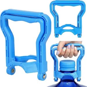 5 Gallon drinking Water Bottle Handle, 2-Pack Blue Heavy-Duty Water Jug Holder for Easy Carrying, Dual-Mode Design (Single/Dual-Person Lift), Ergonomic Grip – Fits Standard 5-Gallon Jugs