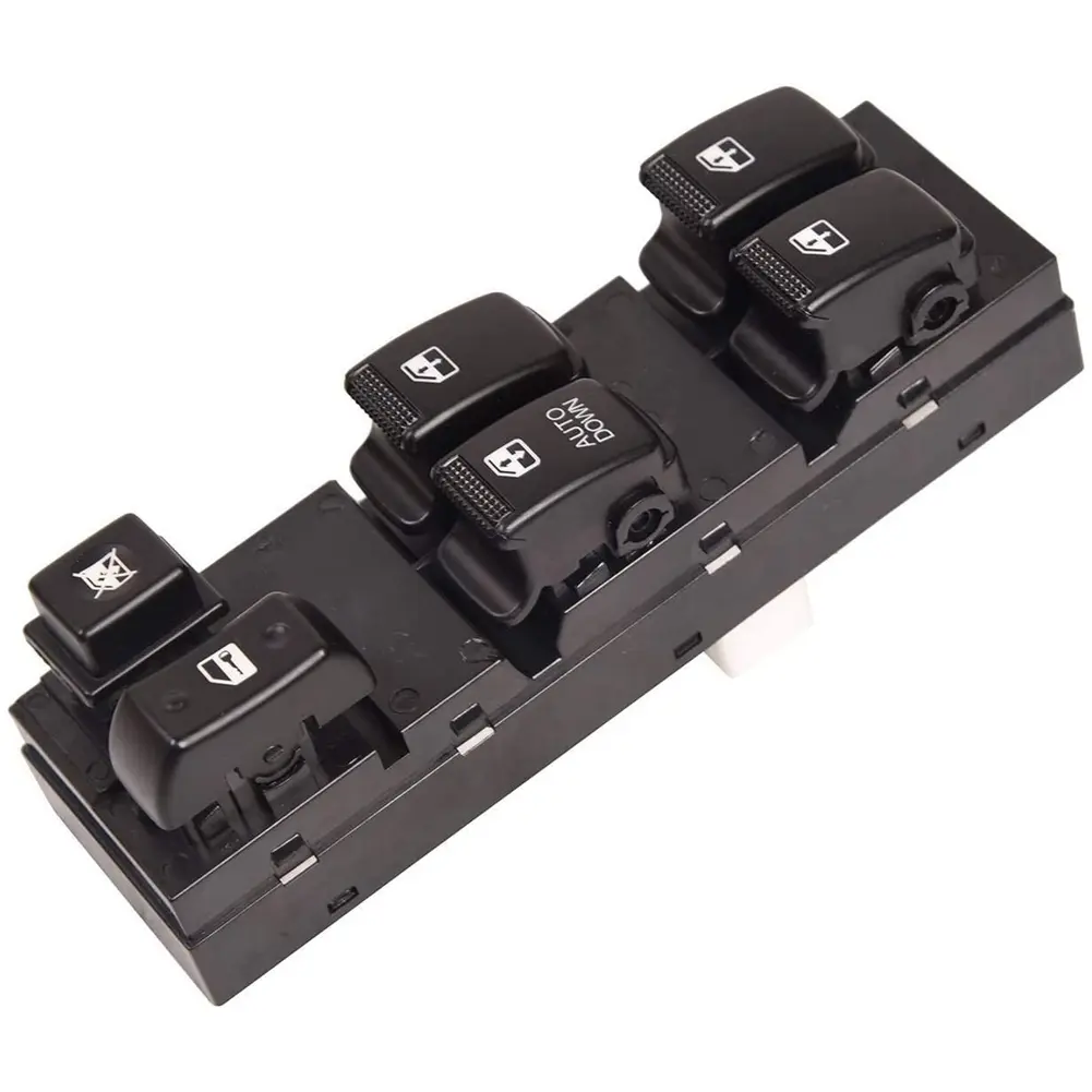1x Master Power Window Switch for Hyundai Tucson 2004-2010, Direct Replacement, Easy Install, High Reliability, Part No. 93570-2E000/935702E000, Only the Above Package Content Included, Other Products Excluded, Plastic, Metal+Plastic, Perfect Match For Th