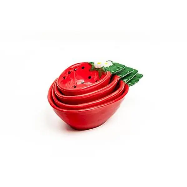 10 Strawberry Street Strawberry Measuring Cups - Set of 4 10 Strawberry Street Strawberry Measuring Cups - Set of 4