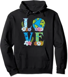 Happy Earth Day Birthday Save Nature Love Girl Environment Pullover Hoodie - Tatewillia Shop 31B0BXHLRGRZ