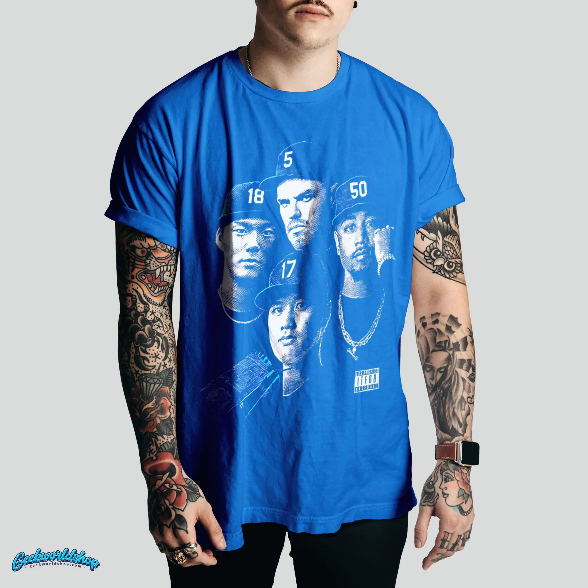 LA Champions 2025 Dodgers N.W.A. Fan Art T-Shirt – Streetwear Tee