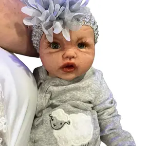 Silicone baby “yelina” step two. up for adoption 17” 7lbs real feel. Very realistic feel. You won’t wants to put her down
