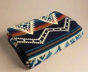 Alpaca Blanket Handmade Reversible Soft Blanket Alpaca Wool Native Design Artisan Crafted Vintage Style