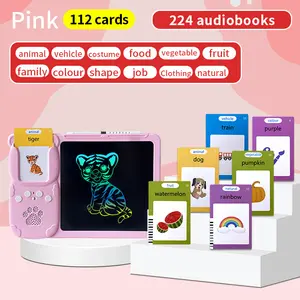 Spanish and English Learning card machine drawing pad, children's ipad