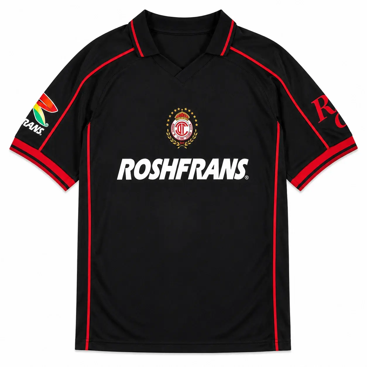 Personalize Liga MX Peso Toluca 2026 27 Home Kit Polo Jersey Shirt - Black
