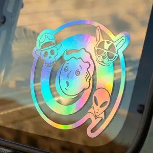 Fall out Vault Boy Wild Wastland Perk Decal - Vinyl Sticker - For Laptop Car Toolbox stickers 5"in