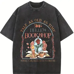 Belle's Book Shop Shirt, Tale As Old As Time Shirt, Beauty And The Beast Shirt, Bookish Belle Tee, Book Addicted Tee, Bookworm Tee, Bookish Gift