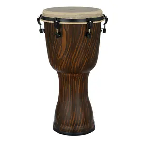 Pearl 12" Top Tuned Synthetic Djembe, Artisan Straight Grain Limba (PBJV12685)