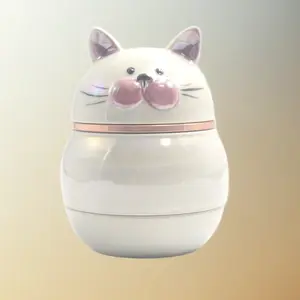 Kitty Love Coffee Bean Grinder,  Cat Grinder, Cute Grinder, Gift for Stoner Pink Large