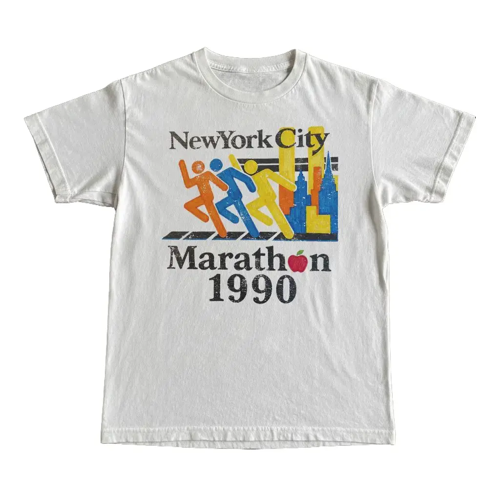 [SALE UP TO 20%] Vintage NYC Marathon Graphics Tee, Gift for Him, Gift for Husband, Perfect Gift for Fans
