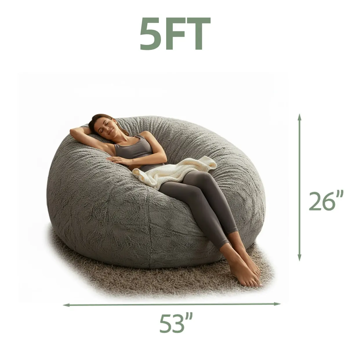 5F (135*65CM/53’’*53”*26")