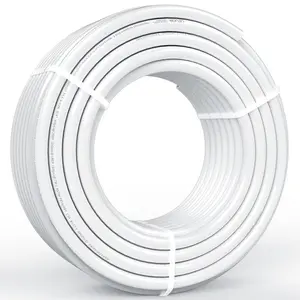 VEVOR PEX Pipe 3/4 Inch, 100 Feet Length PEX-B Flexible Pipe Tubing for Potable Water, Pex Water Lines for Hot/Cold Water Easily Restore, Plumbing Applications with Free Cutter Clamps, White